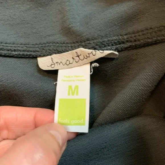 Smartwool Ferndale Charcoal Grey Merino Wool A-Line Skirt Medium - Picture 7 of 14